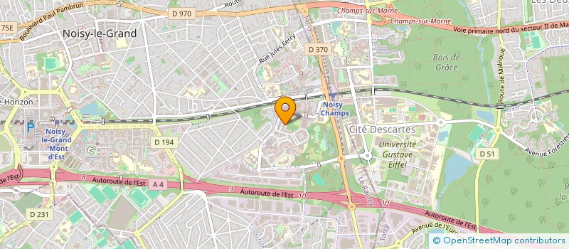 localisation de l'entreprise GRANDIR AVENTURE  NOISY-LE-GRAND