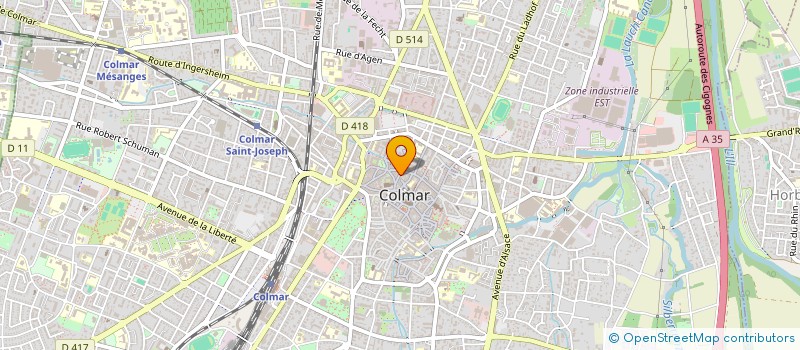 localisation de l'entreprise GRANDIR&CO  COLMAR