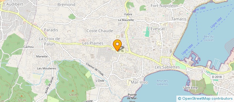localisation de l'entreprise GRANDIR EN FAMILLE à LA SEYNE-SUR-MER