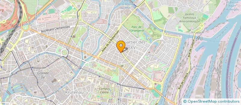 localisation de l'entreprise GRANDIR ENCORE à STRASBOURG
