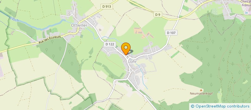 localisation de l'entreprise GRANDIR ENSEMBLE  LOHR