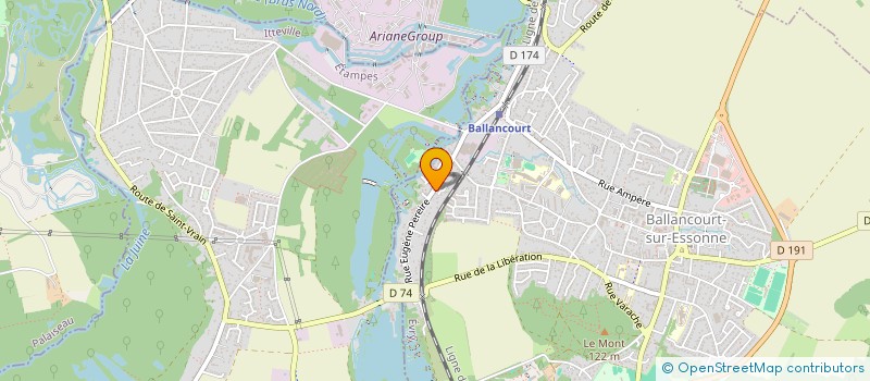 localisation de l'entreprise GRANDIR ENSEMBLE  BALLANCOURT-SUR-ESSONNE