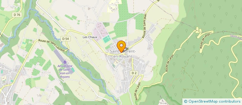 localisation de l'entreprise GRANDIR ENSEMBLE  SAINT-LAURENT-EN-ROYANS