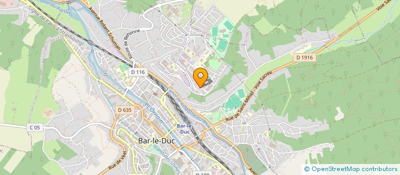 localisation de l'entreprise GRANDIR ENSEMBLE EN MEUSE à BAR-LE-DUC