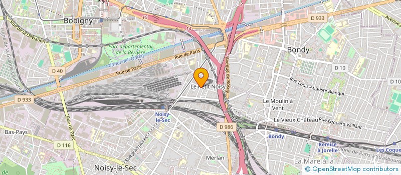 localisation de l'entreprise GRANDIR ENSEMBLE (GE) à NOISY-LE-SEC