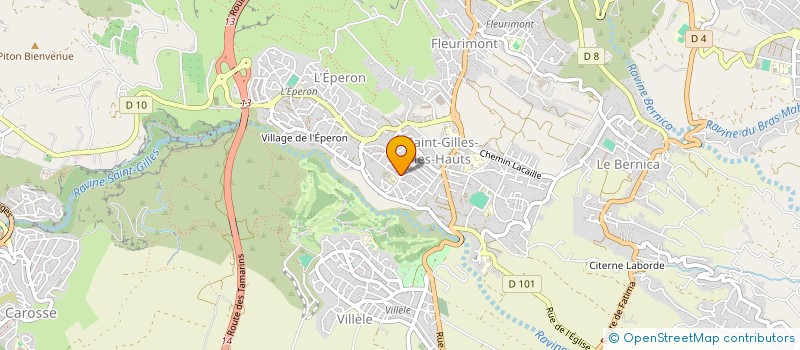 localisation de l'entreprise GRANDIR HORS DES MURS à SAINT-PAUL