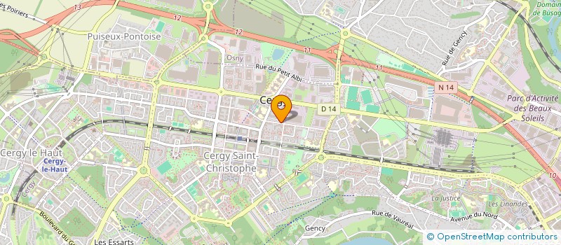 localisation de l'entreprise GRANDIX à CERGY