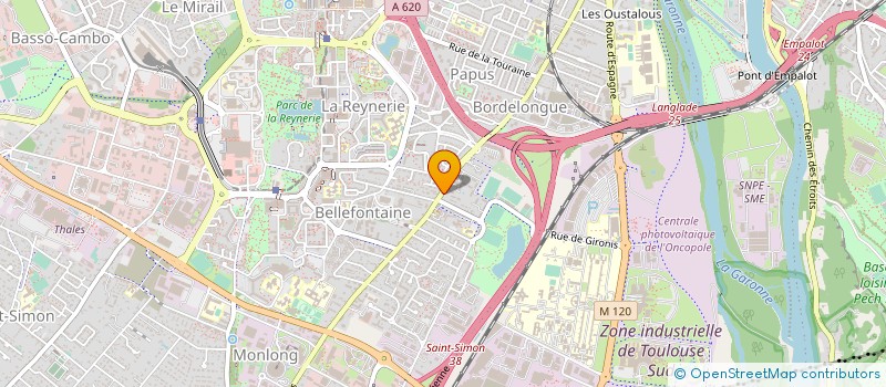 localisation de l'entreprise GRANDJEAN ET MESSANT à TOULOUSE