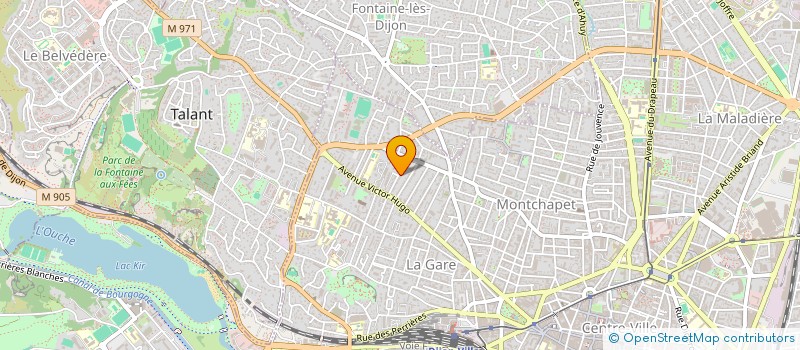 localisation de l'entreprise GRANDJEAN INVEST  DIJON