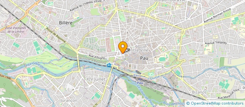 localisation de l'entreprise GRANDJEAN-SCHATZ à PAU