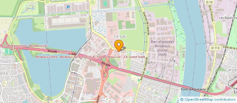 localisation de l'entreprise GRANDJEAN SERGE ET JALLU ELISABETH  BORDEAUX