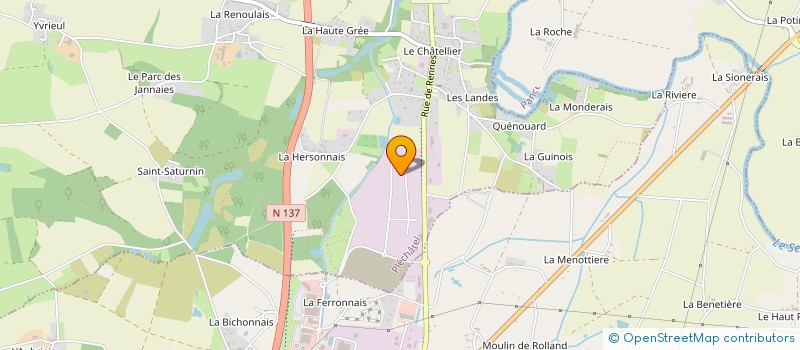 localisation de l'entreprise GRANDJOUAN FRERES SA à PLECHATEL