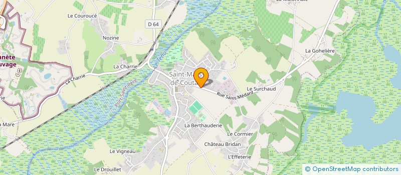 localisation de l'entreprise GRANDJOUAN PEINTURE DECORATION  SAINT-MARS-DE-COUTAIS