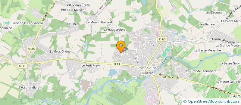 localisation de l'entreprise GRANDLIEU DEVELOPPEMENT  PONT-SAINT-MARTIN