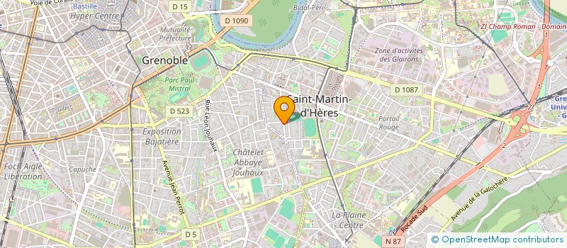 localisation de l'entreprise GRANDMAISON LMNP  SAINT-MARTIN-D'HERES