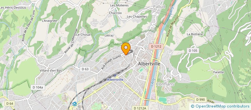 localisation de l'entreprise GRANDMOTHERS HEALING HAKA FRANCE  ALBERTVILLE