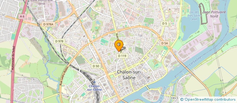 localisation de l'entreprise GRANDOM HOLDING à CHALON-SUR-SAONE