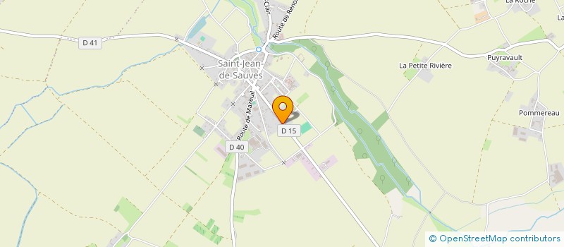 localisation de l'entreprise GRANDON PERE ET FILLES  SAINT-JEAN-DE-SAUVES