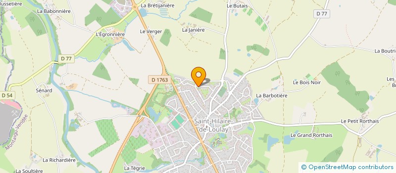 localisation de l'entreprise GRANDORFA STUDIO GRAPHIQUE à MONTAIGU-VENDEE