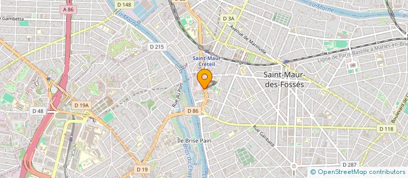 localisation de l'entreprise GRANDPARIS VTC à SAINT-MAUR-DES-FOSSES