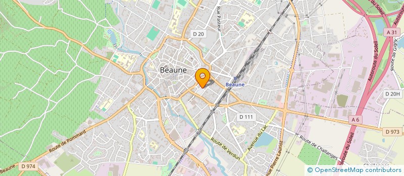 localisation de l'entreprise GRANDPERRET CONSEIL à BEAUNE