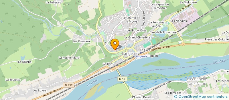 localisation de l'entreprise GRANDPIERRE A ET FILS à LANGEAIS