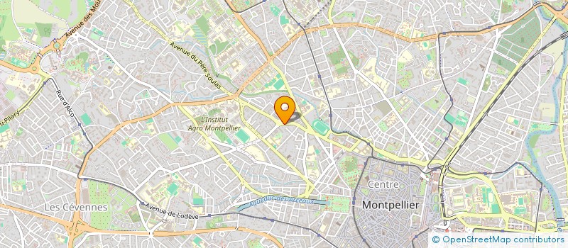 localisation de l'entreprise GRANDPLANTIER à MONTPELLIER