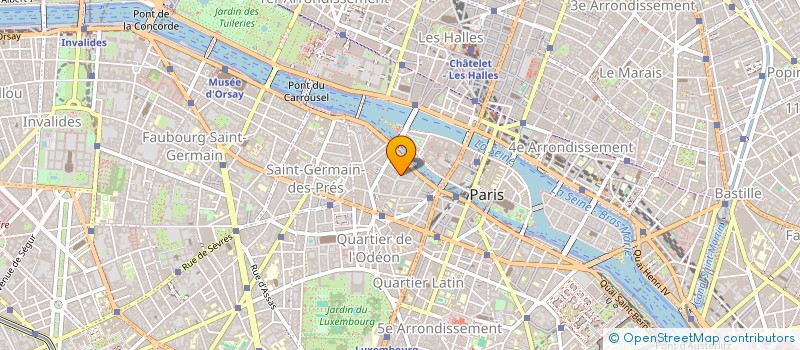 localisation de l'entreprise GRANDS AUGUSTINS  PARIS