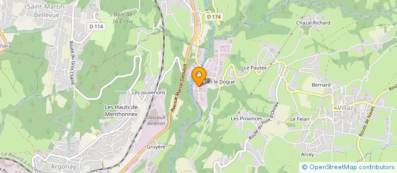 localisation de l'entreprise GRANDS BOIS  VILLAZ