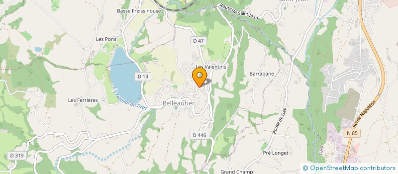 localisation de l'entreprise GRANDS BOIS  PELLEAUTIER