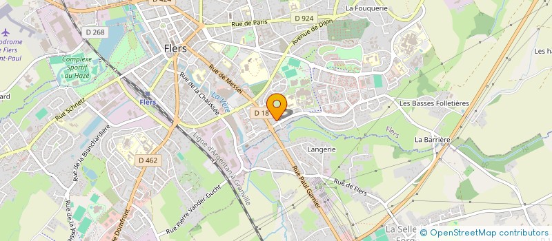 localisation de l'entreprise GRANDS CHAMPS à FLERS