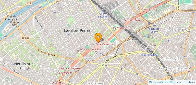 localisation de l'entreprise GRANDS COEURS à LEVALLOIS-PERRET