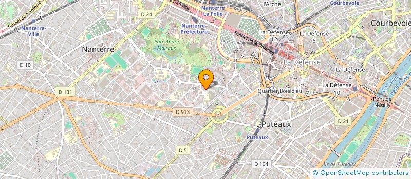 localisation de l'entreprise GRANDS, ENSEMBLE  NANTERRE