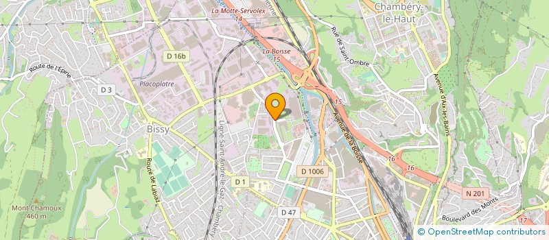 localisation de l'entreprise GRANDS ESPACES  CHAMBERY