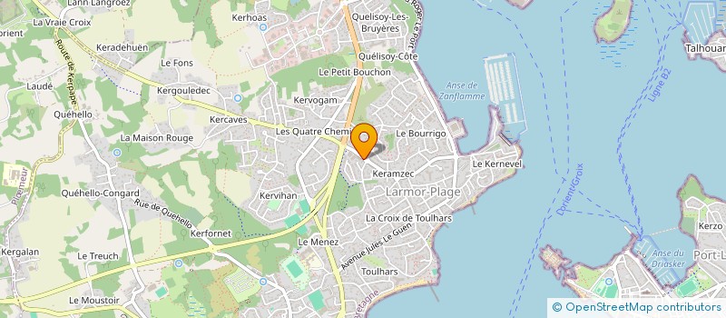 localisation de l'entreprise GRANDS HORIZONS  LARMOR-PLAGE