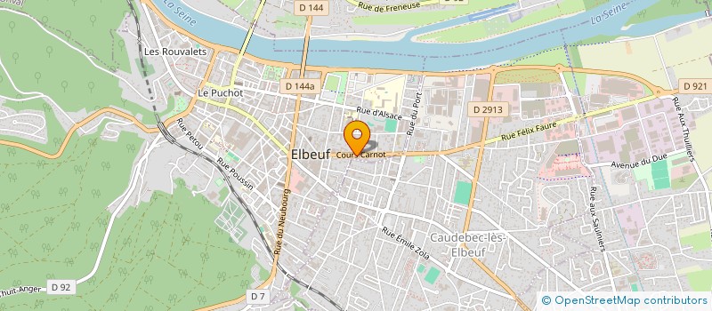 localisation de l'entreprise GRANDS JEUX à ELBEUF