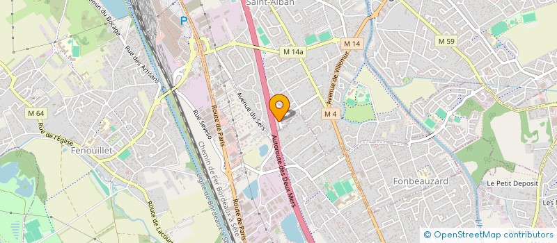 localisation de l'entreprise GRANDS PAS  ST ALBAN