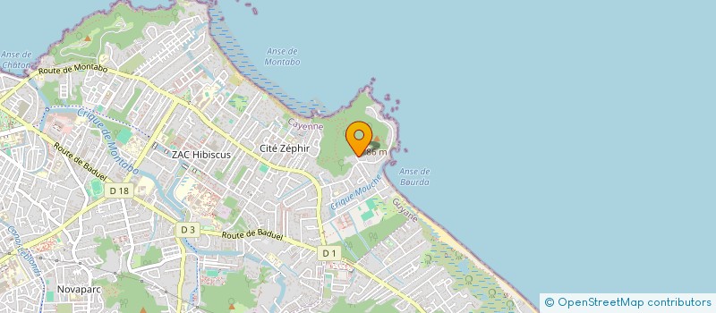 localisation de l'entreprise GRANDS PLACERS  CAYENNE