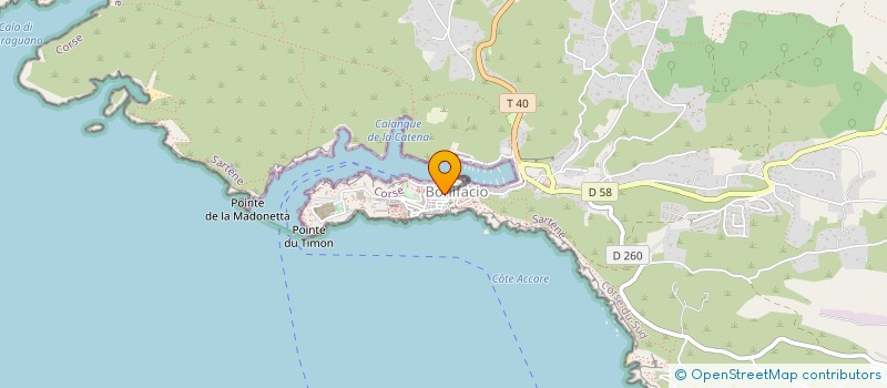 localisation de l'entreprise GRANDS RANDONNEURS MOTORISES à BONIFACIO