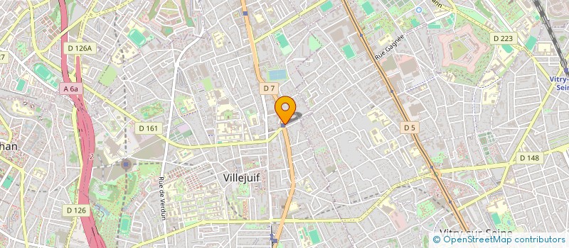 localisation de l'entreprise GRANDS TAXIS - GRANDES DISTANCES à VILLEJUIF