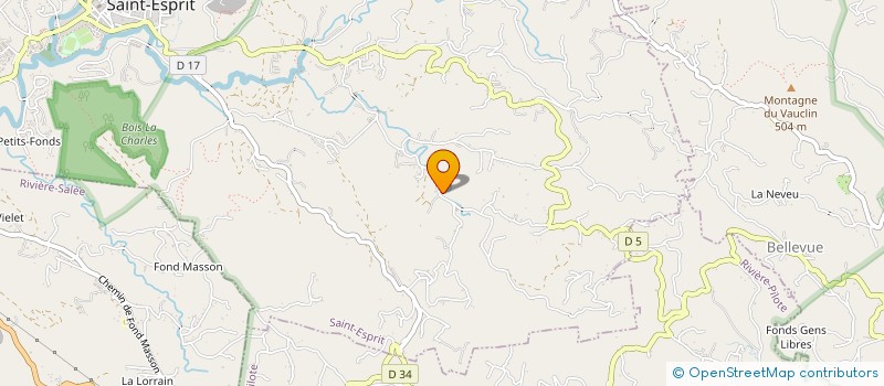 localisation de l'entreprise GRANDS TRAVAUX DE CONSTRUCTION  SAINT ESPRIT