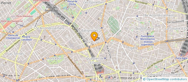 localisation de l'entreprise GRANDS TRAVAUX PARISIENS  PARIS