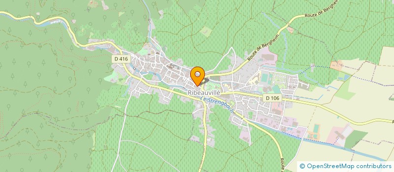 localisation de l'entreprise GRANDS VINS D ALSACE LOUIS SIPP à RIBEAUVILLE