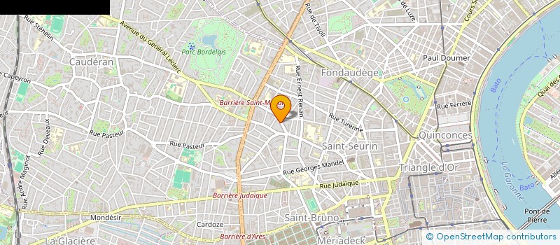 localisation de l'entreprise GRANDS VINS DU MONDE à BORDEAUX