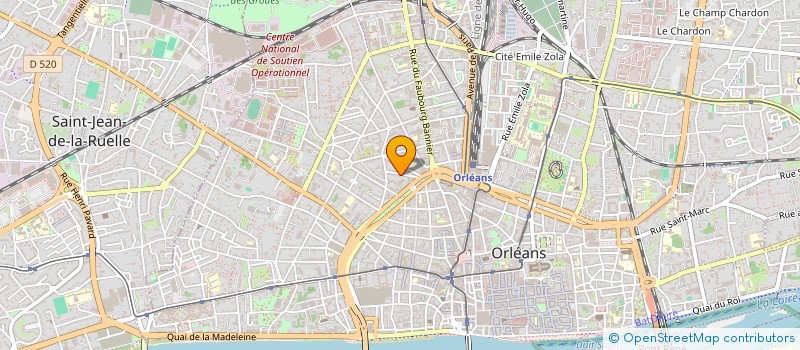 localisation de l'entreprise GRANDSART à ORLEANS