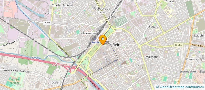 localisation de l'entreprise GRANDSCHAMPAGNES CLUB  REIMS