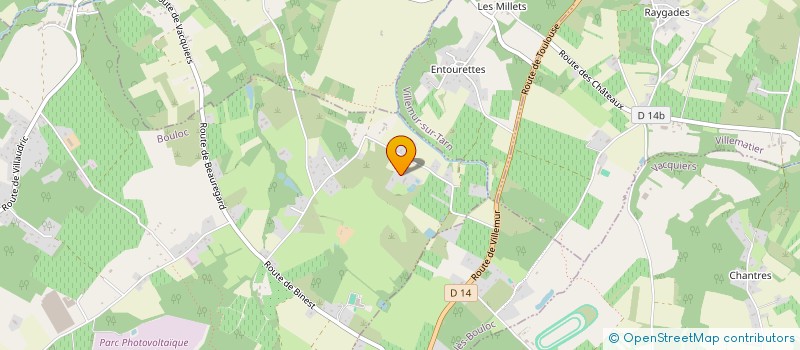 localisation de l'entreprise GRANDSSON  BOULOC