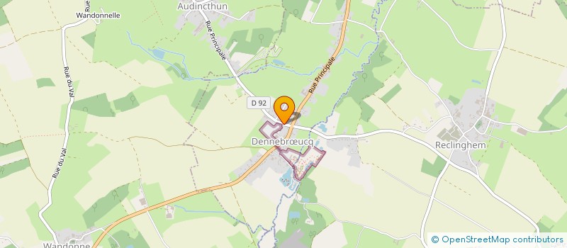 localisation de l'entreprise GRANDVAL DEVULDER  AVROULT