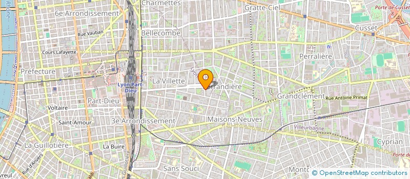 localisation de l'entreprise GRANEO à LYON