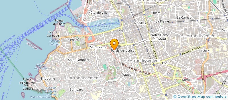 localisation de l'entreprise GRANERO SAS à MARSEILLE 5EME